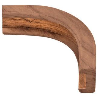 Teak Bulkhead Inside Corner 1/2''