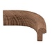 Teak Corner Molding - Inside Corner