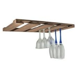 Wineglass Rack Teak CLEARANCE