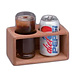 Teak Two-Drink Rack