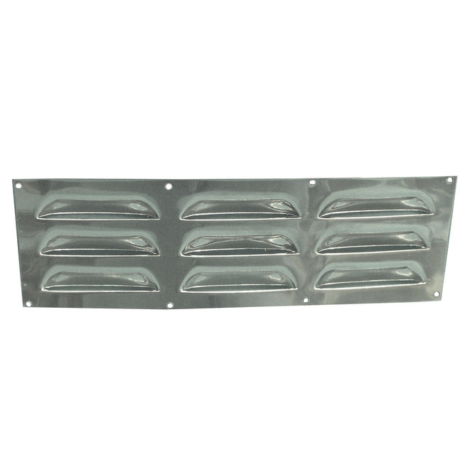 Louvred Vent  10-1/2 x 3-1/2 S.S.