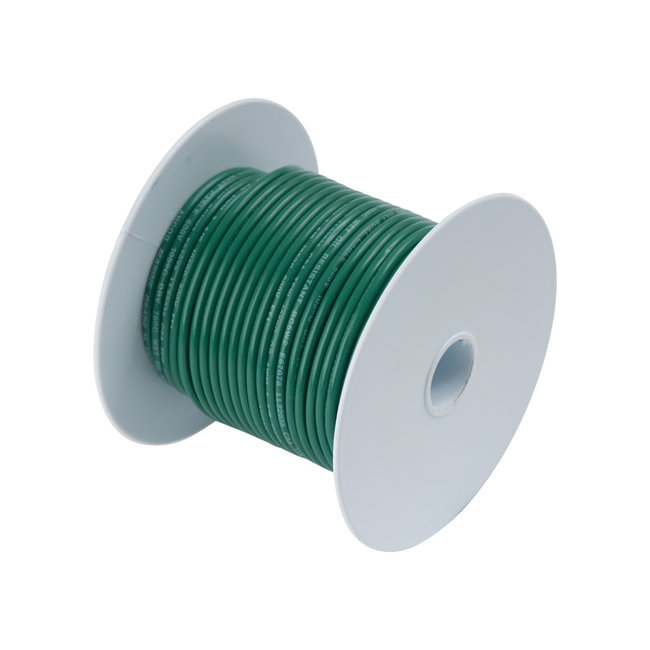 Battery Cable Tinned Copper Wire 8 AWG Green