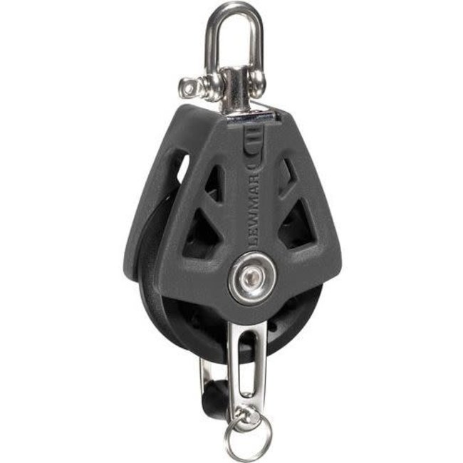 Lewmar Block Single W/Becket 72mm