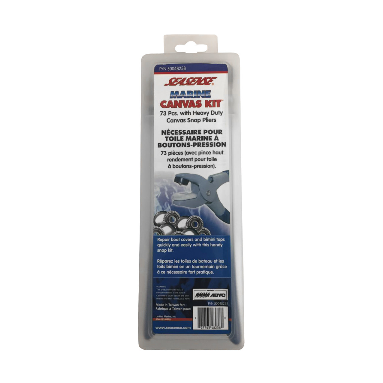 SeaSense Canvas Snap Kit With Pliers Fogh Boat Supplies