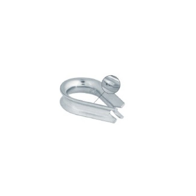 Bainbridge Closed Thimble 1/8 Wire or Rope Stainless Steel - Fogh Marine  Store