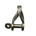 Stainless Steel Shackle Twist 8mm Pin  x 36mm