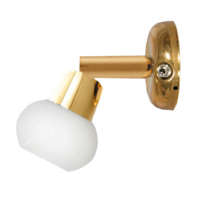 Brass Reading Light W/ Switch