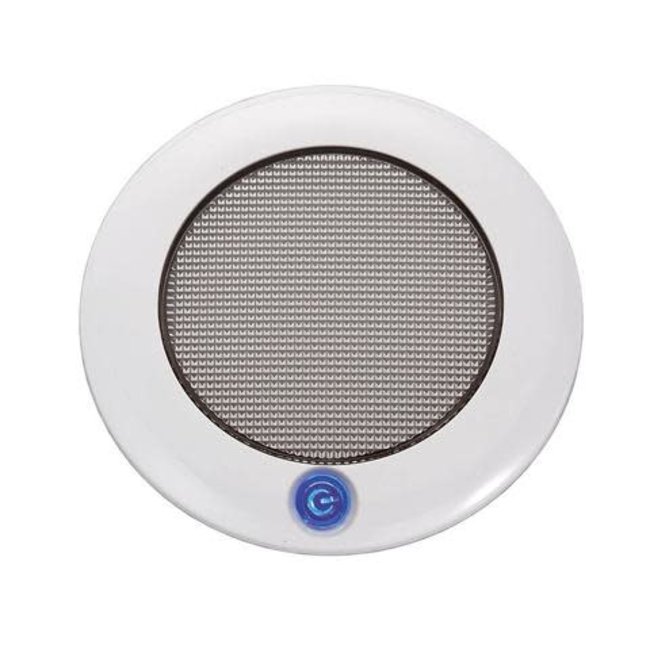 Dome Light Plastic w/Switch White / Blue