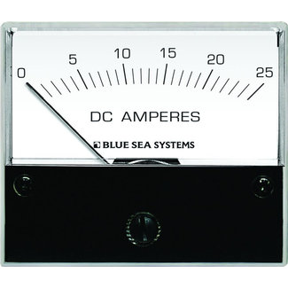 Ampmeter DC 2 3/4 0-25 w/Int Shunt