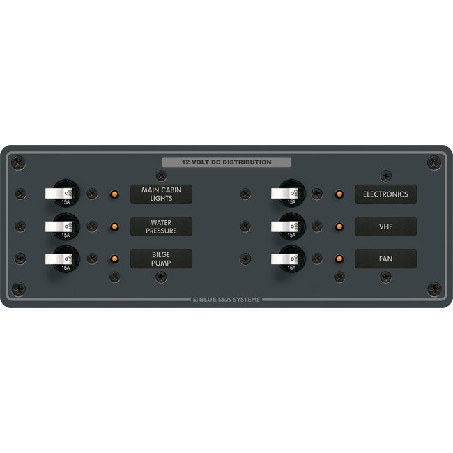 Panel DC Horizontal 6 Pos