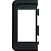 Switch Mount Panel End Bracket Black
