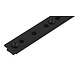 T-Track 1 1/4"  Black 6'