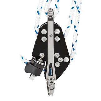 Fiddle Block with Cam and Becket Aluminum