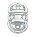 8mm Double Folding Pad Eye S.S.