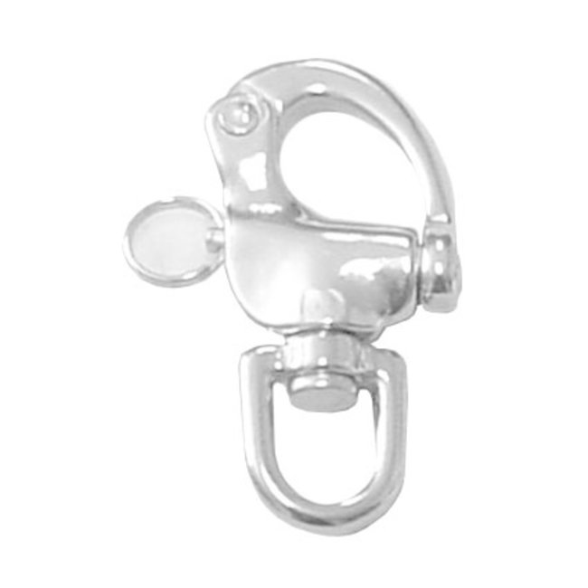 Snap Shackle Medium with Swivel SS 87mm