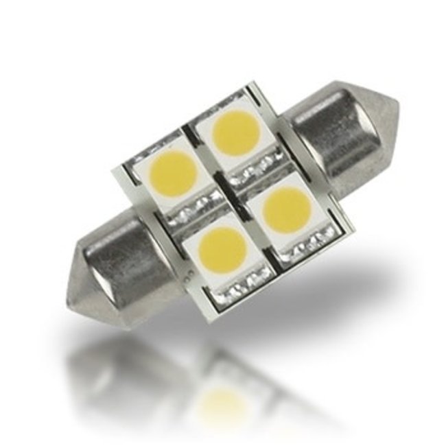 Lunasea Bulb 10-30V Festoon Cool White LED # 71