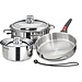 Magma Magma Induction Stainless Nesting Cookware Set 7pc