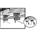 Magma Dual Horizontal Round Rail Mount