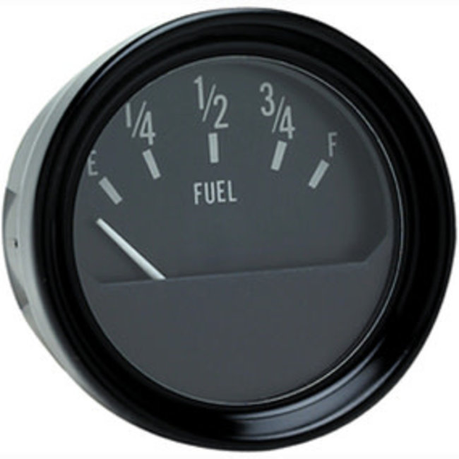 Gauge Fuel Black Bezel