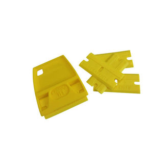 Scraperite Yellow Plastic Scraper with Handle