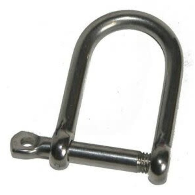 Gloma Shackle Ex Wide "D" 3/16"