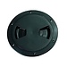 Deck Plate / Inspection Port  4" Black Threaded With O-Ring