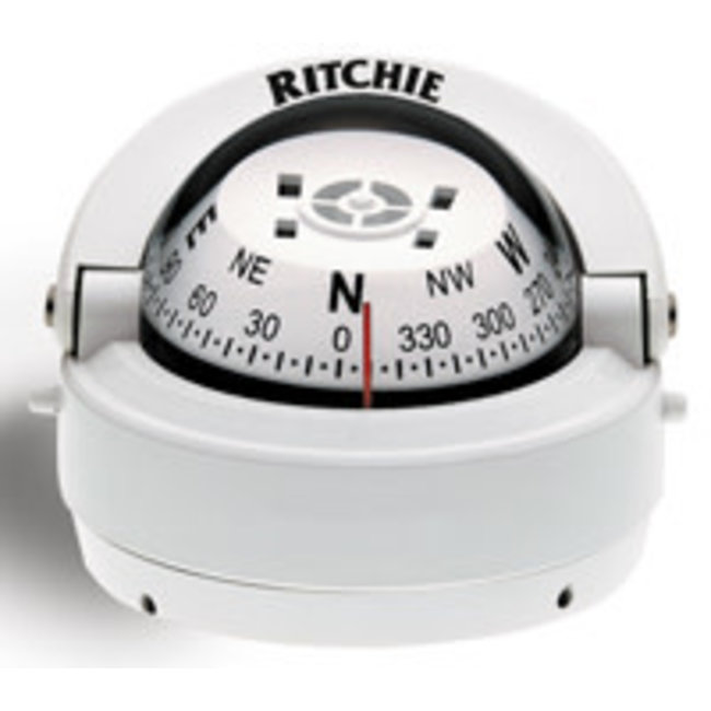Ritchie Explorer Compass Surface Mount White