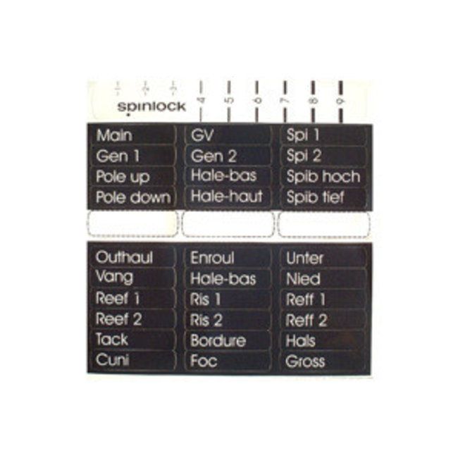 Spinlock Handle Labels English