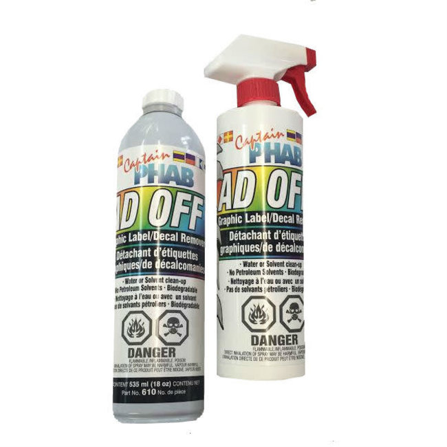 Captain Phab Ad Off Adhesive Remover 535 mL