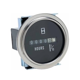 Gauge Hour Meter SS Bezel CLEARANCE