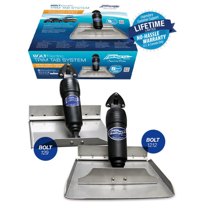 Bennett Trim Tab Bolt on 12 x 9 NS CLEARANCE