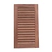 Teak Louvered Vent Insert 16" H x 9-1/8" W x 3/4" D