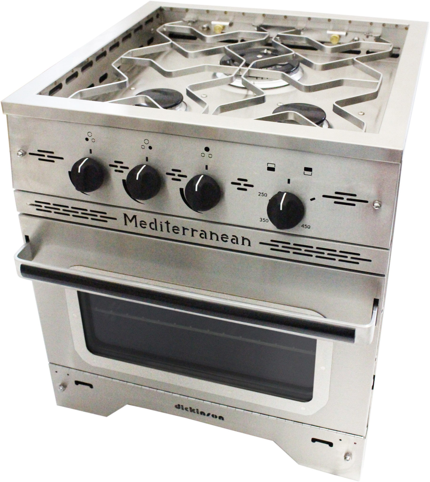 Mediterranean Three Burner Gas Stove & Oven Fogh Boat Supplies