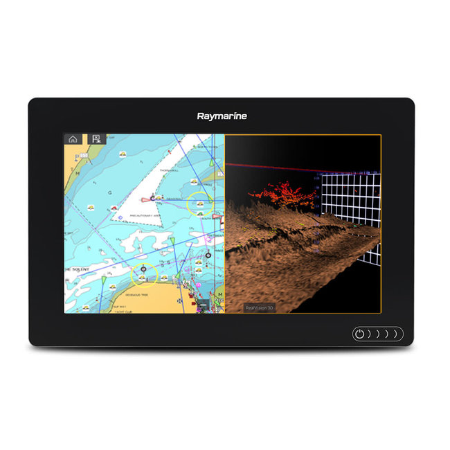 Raymarine Axiom 9" DV with charts & tranducer