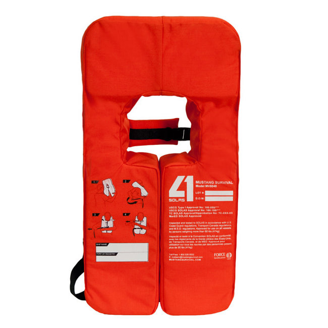 Mustang 4-One Solas Vest Orange