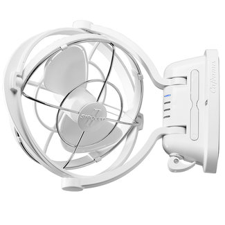 Caframo Sirocco II Gimbal 3Spd Fan White 7"