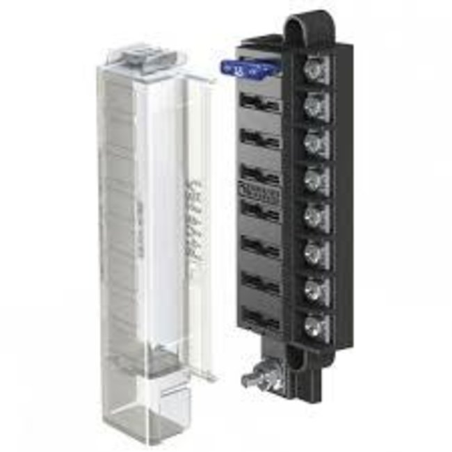 Mini St Fuse Block 8 Circ/Cover