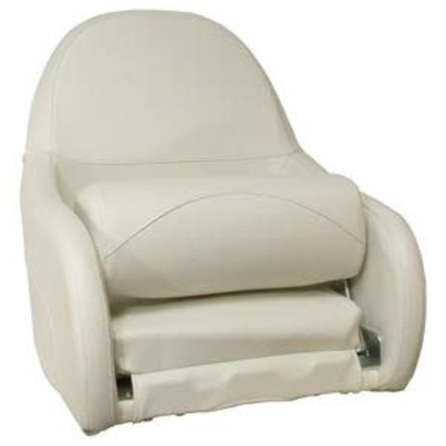 Springfield Marine Bolster Seat Flip Up White CLEARANCE