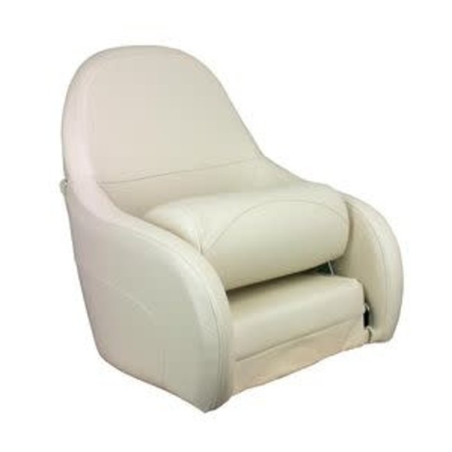 Springfield Marine Bolster Seat Flip Up White CLEARANCE