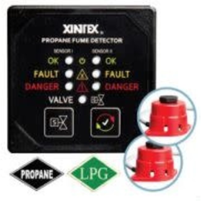 Fireboy Propane Detector w/2 Sensors -