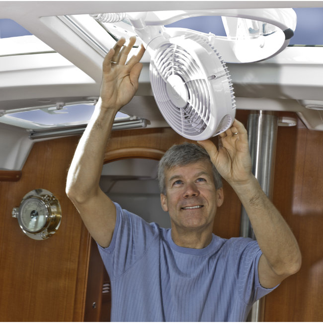 Caframo Taku Hatch Fan White 12V Fogh Boat Supplies