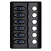 Switch Panel 6 Gang w/RES Clearance