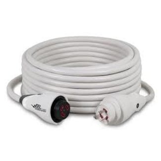Power Cord EEL 30 Amp 50' White