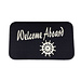 Welcome Aboard Mat Navy 18"x30"