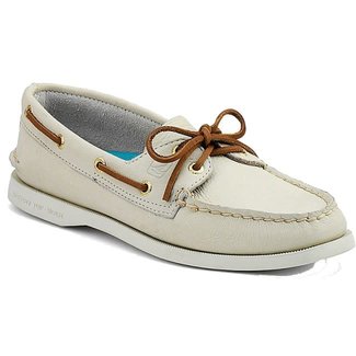 Sperry Clearance A/O 2 Eye Ivory(In Stock ONLY)