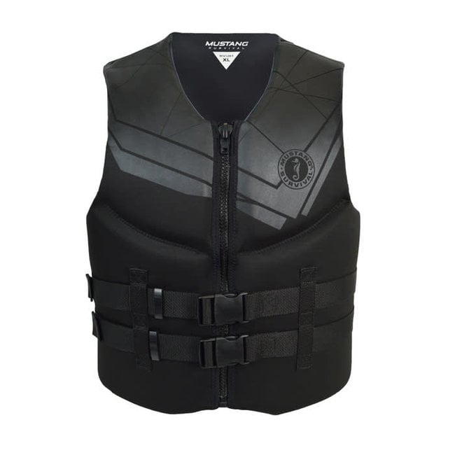 Mustang Horsepower Neoprene PFD Black