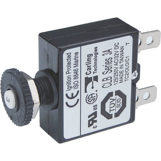 Circuit Breaker, Push Button 3amp