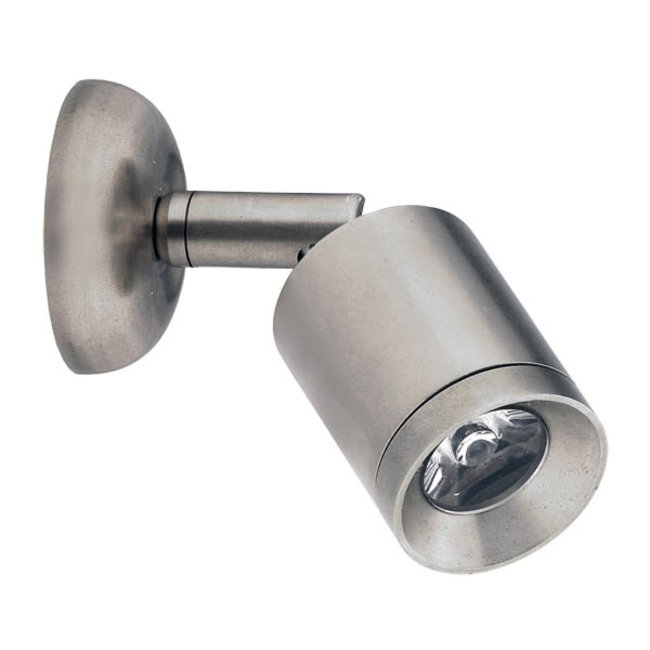 Chrome Plated Brass Reading Light with Switch CLEARANCE