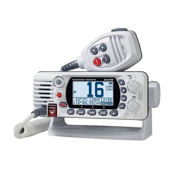 Standard Horizon VHF 25W  White Fixed Mount w/GPS (Replaced by GX1410 )