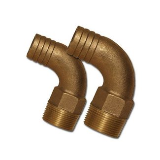 Buck Algonquin Pipe 1 1/4" To 1/14 Hose 90° Elbow